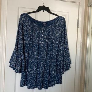 Women’s 3X CHAPS peasant blouse